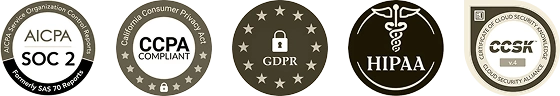 Compliance and trust badges